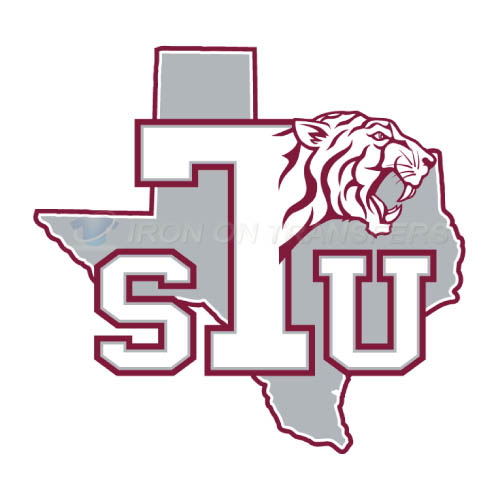 Texas Southern Tigers Logo T-shirts Iron On Transfers N6548 - Click Image to Close